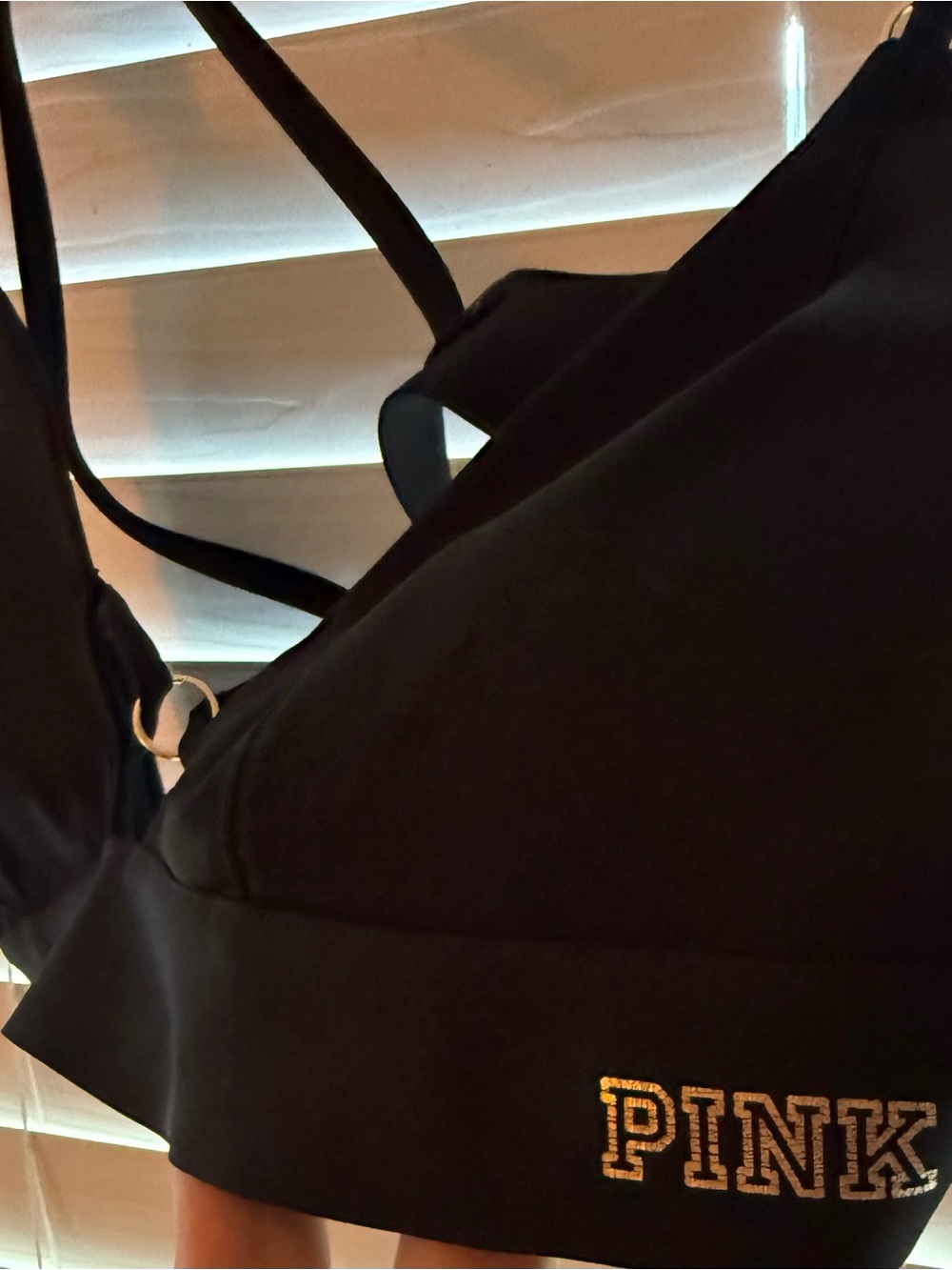 Victoria's Secret PINK Bonded Strappy Triangle Bralette. - Picture 3 of 3